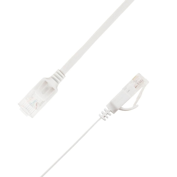 Flat U/Utp Cat6a White 1.5m Awg 34/7, Pvc, 1x4mm Utp-Fl6a-00150-Wh
