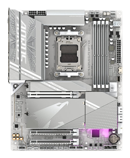 EAN 4719331864682 - GIGABYTE X870 AORUS ELITE WIFI7 ICE AMD X870 Zócalo AM5 ATX imagen 2