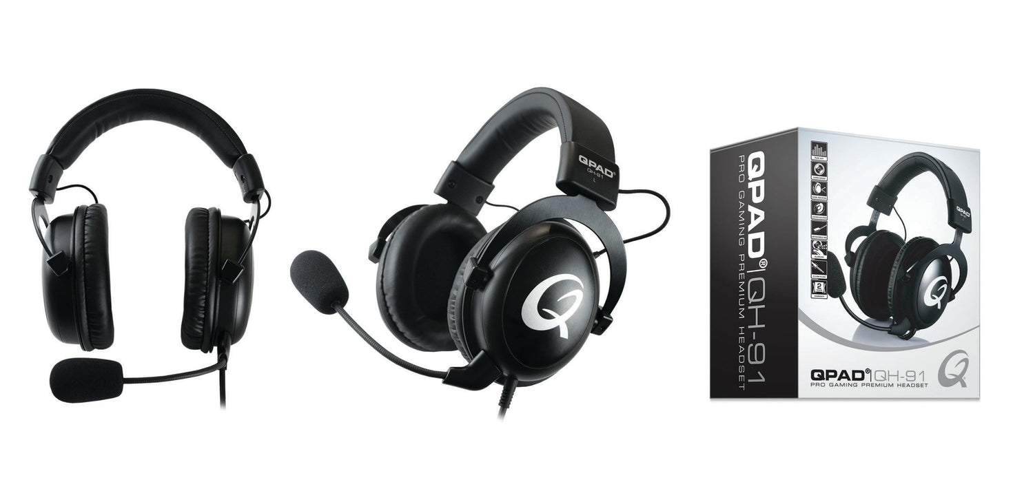 Auriculares Qpad Qh-91 Alámbrico Diadema Juego Negro