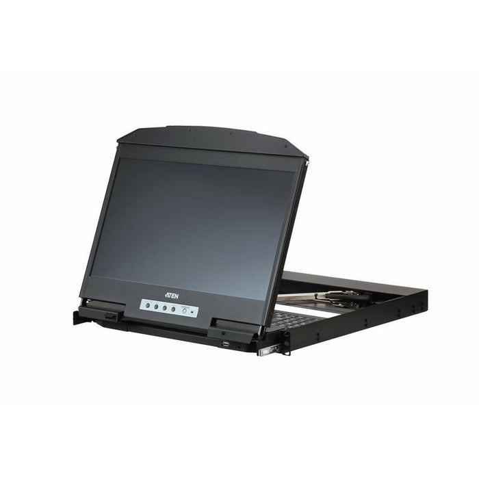 18.5" Dual Rail Usb Hdmi-Dvi  Vga Full Hd Uk Keyboard