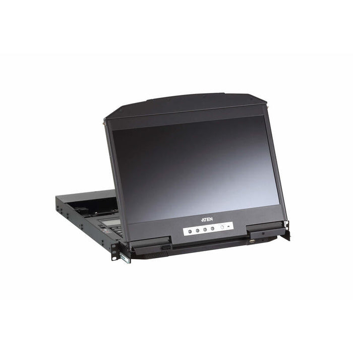 18.5" Dual Rail Usb Hdmi-Dvi  Vga Full Hd Uk Keyboard