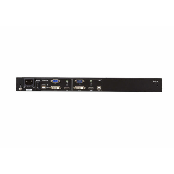 18.5" Dual Rail Usb Hdmi-Dvi  Vga Full Hd Uk Keyboard