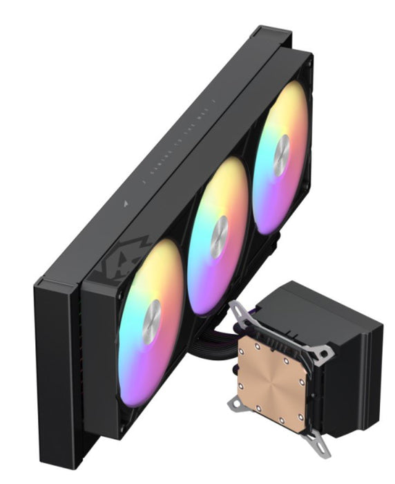 Gamemax  Cpu Liquid Cooler  Glacier 360 Lcd  Black