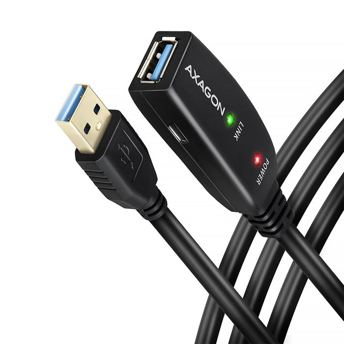 EAN 8595247907240 - Axagon ADR-305 USB 3.2 Gen 1 A-M -> A-F active extension/repeater cable 5m - Kabel - Digital/Daten cable  imagen 2