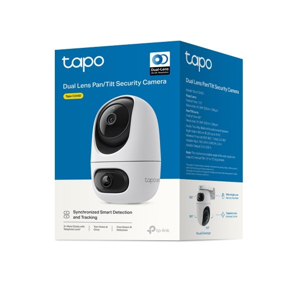 EAN 1210002619134 - TP-Link Tapo C245D Esférico Cámara de seguridad IP Interior 2304 x 1296 Pixeles Techo/pared imagen 4