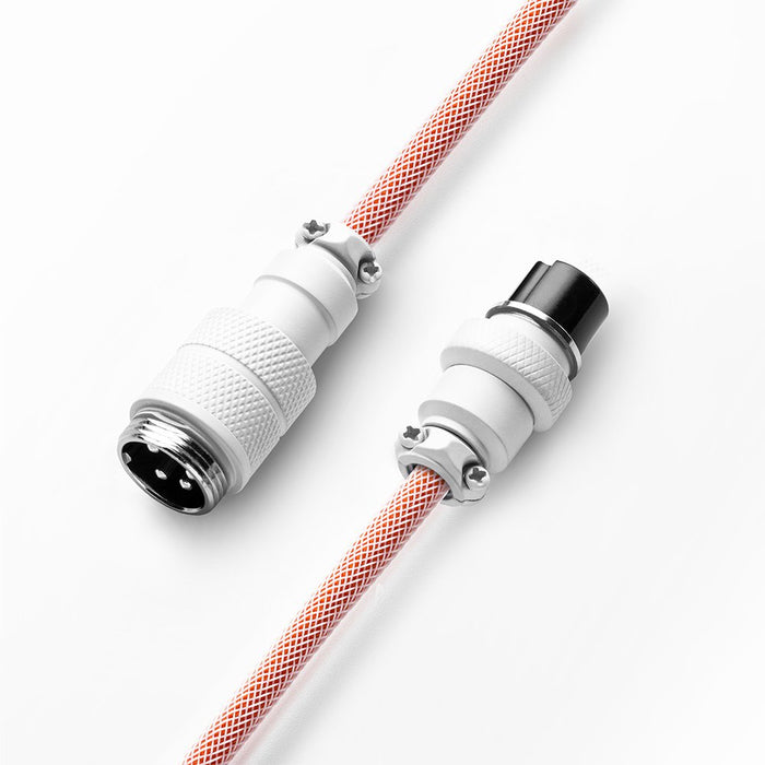 Cablemod Pro Coiled Keyboard Cable Usb-C A Usb Tipo A, Orangesicle - 150cm