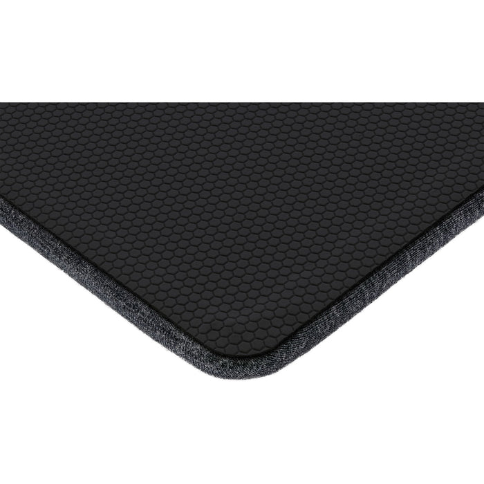 Inline® Mouse Pad With Wrist-Rest, Textile, Negro