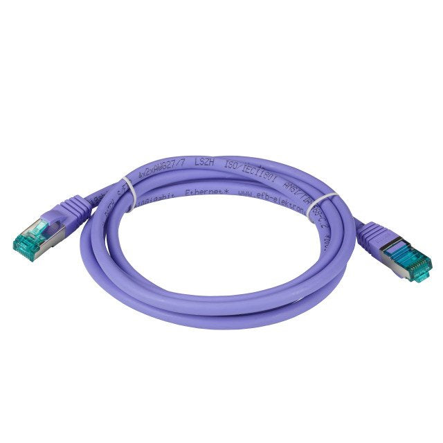 Efb Rj45 Patchk. S Ftp Cat.6a Lszh Cat.7 Rohk. 2.00m Violet