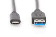 EAN 4016032368731 - Digitus AK-300136-010-S cable USB USB 3.2 Gen 1 (3.1 Gen 1) 1 m USB C USB A Negro imagen 7
