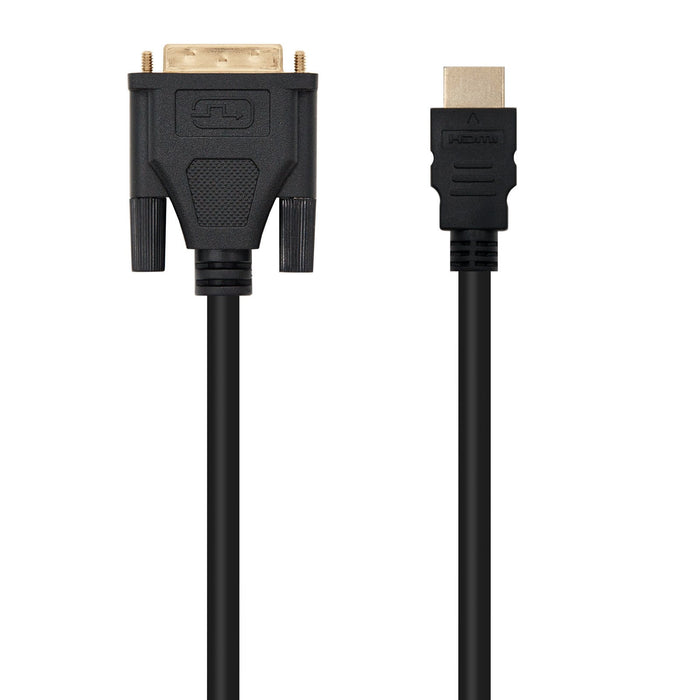 EAN 8433281002098 - Nanocable 10.15.0502 adaptador de cable de vídeo 1,8 m Negro imagen 2