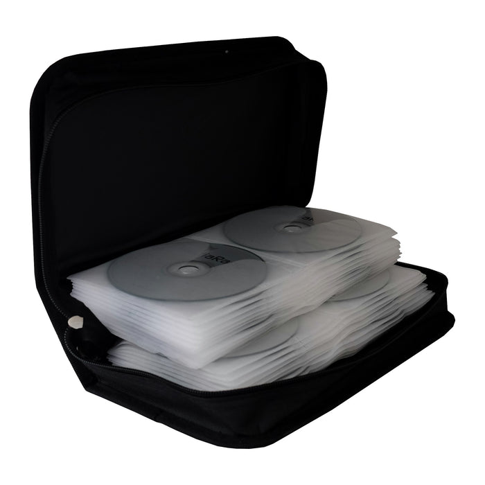 EAN 4260057123282 - MediaRange BOX55 funda para discos ópticos Funda cartera 96 discos Negro imagen 4