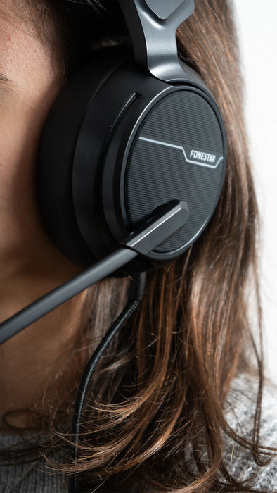 EAN 8422521003216 - Fonestar WIN-U auricular y casco Auriculares Alámbrico Diadema Juego Negro imagen 6
