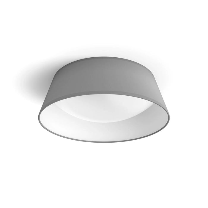 Plafón Interior Led 14 W 1.100 Lm 3.000 K Gris Mod. Dawn, Ø34 Cm