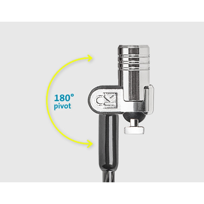 EAN 0085896644231 - Kensington K64423WW cable antirrobo Negro, Plata 1,8 m imagen 3