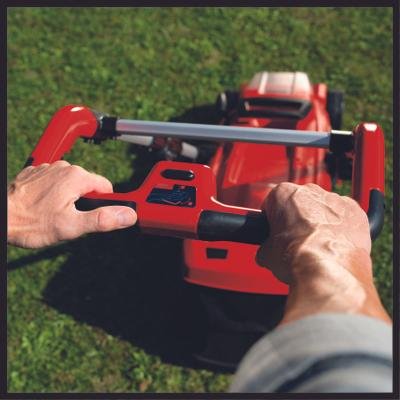 Cortacésped Einhell Power X-Change Battery Rasarro 36/36, 36 Volt (2x18v) Rojo/Negro, 2x Batería De Iones De Litio Más 3.0ah 3413282