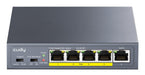 EAN 6971690790998 - Cudy GS1005P switch No administrado Gigabit Ethernet (10/100/1000) Energía sobre Ethernet (PoE) Gris imagen 1