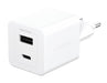 EAN 5715685027550 - PanzerGlass empower™ by ® Turbo 35W Charger incl. USB-C + USB-A | EU Plug | Silver White Smartphone Blanc imagen 1