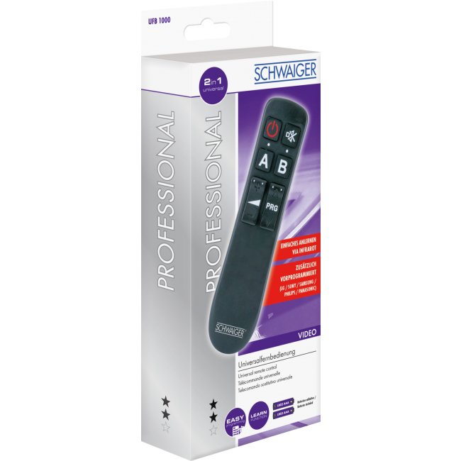 EAN 4004005029482 - Schwaiger UFB1000 533 mando a distancia IR inalámbrico DVD/Blu-ray, TV, Sintonizador de TV, Receptor de t imagen 17
