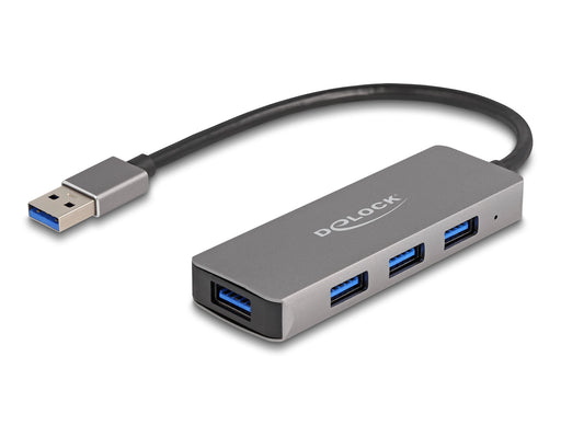 EAN 4043619631711 - DeLOCK 63171 hub de interfaz USB 3.2 Gen 1 (3.1 Gen 1) Type-A 5000 Mbit/s Gris imagen 1