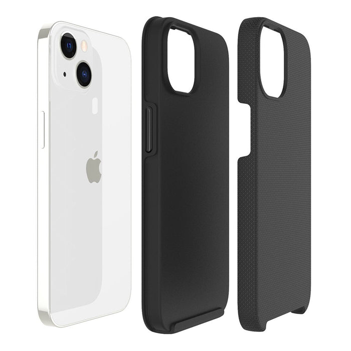 Funda Rígida Negra Ultra-Reforzada Polycarbonate *Drop-Test 4 Metros* Para Apple Iphone 14 Plus - Eiger®**
