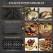 EAN 8426156018089 - Grunkel SAN-MULTING sandwichera 850 W Acero inoxidable imagen 5