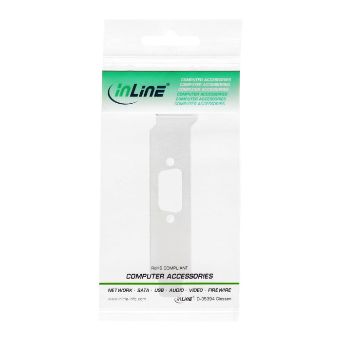 Soporte De Ranura De Perfil Bajo Inline Con Orificio Para Conector Db9