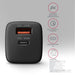 EAN 8595247907103 - Axagon ACU-PQ30 Ladegerät QC3.0, 4.0/AFC/FCP/PPS/Apple+ PD USB-C, 30W - schwarz - Kompaktes Ladegerät - 1 imagen 4