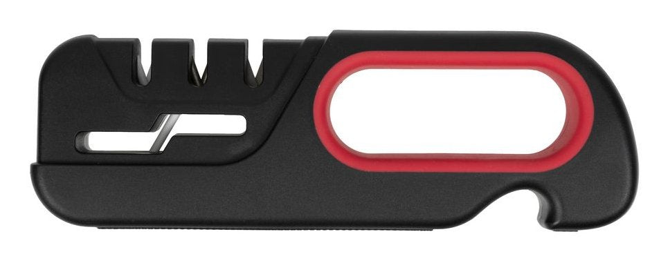 EAN 4260709011707 - Resto Kitchenware 95124 afilador de cuchillo Afilador de cuchillos de discos Negro, Rojo imagen 3