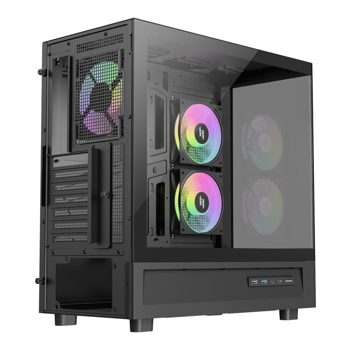 EAN 6931858712101 - GameMax NEX C51 BK carcasa de ordenador Negro imagen 10