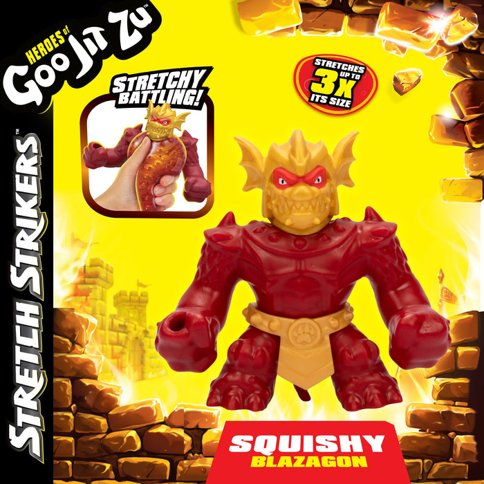 EAN 630996427804 - Goo Jit Zu Stretch Strikers - Blazagon Figura de juguete elástica imagen 3