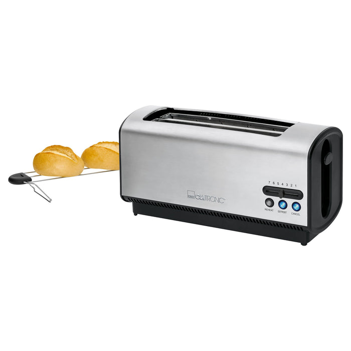 EAN 4006160638295 - Clatronic TA 3687 7 4 rebanada(s) 1200 W Negro, Acero inoxidable imagen 2