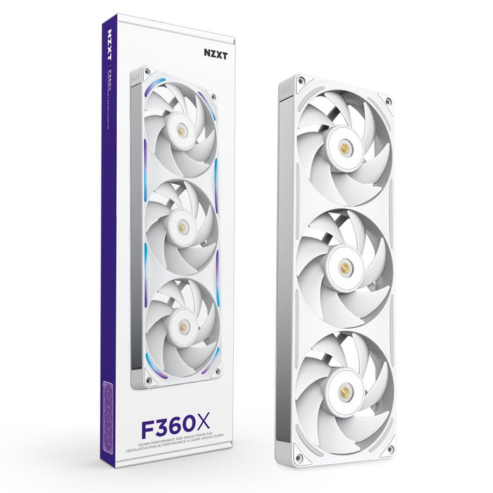 EAN 5056547206684 - NZXT F360X Carcasa del ordenador Ventilador 12 cm Blanco 1 pieza(s) imagen 2