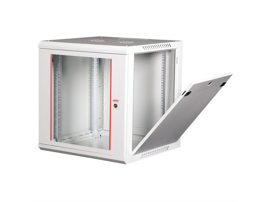 Roline 19-Zoll Wandgehuse Basic Plus 12he, 600x600 Bxt Grau