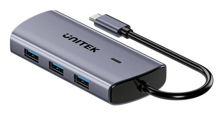 Unitek D1113cgy01 Hub De Interfaz 2 X Usb 3.2 Gen 2 (3.1 Gen 2) Type-C 1000 Mbit/S Gris