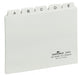 EAN 4005546314204 - Durable 366002 lengüeta de índice Separador alfabético con pestaña PVC Blanco imagen 1