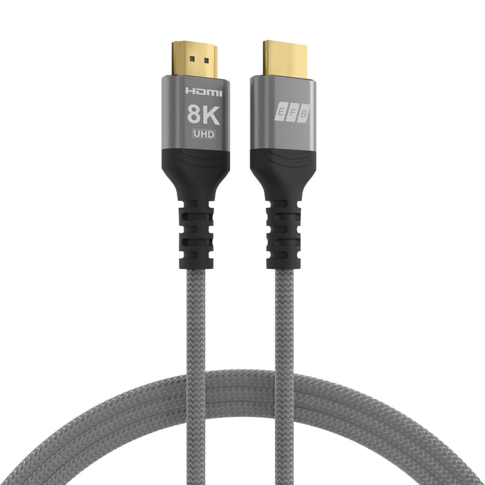EAN 4049759324940 - EFB Elektronik HDMI-21-00001 cable HDMI 0,5 m HDMI tipo A (Estándar) Negro, Gris imagen 1