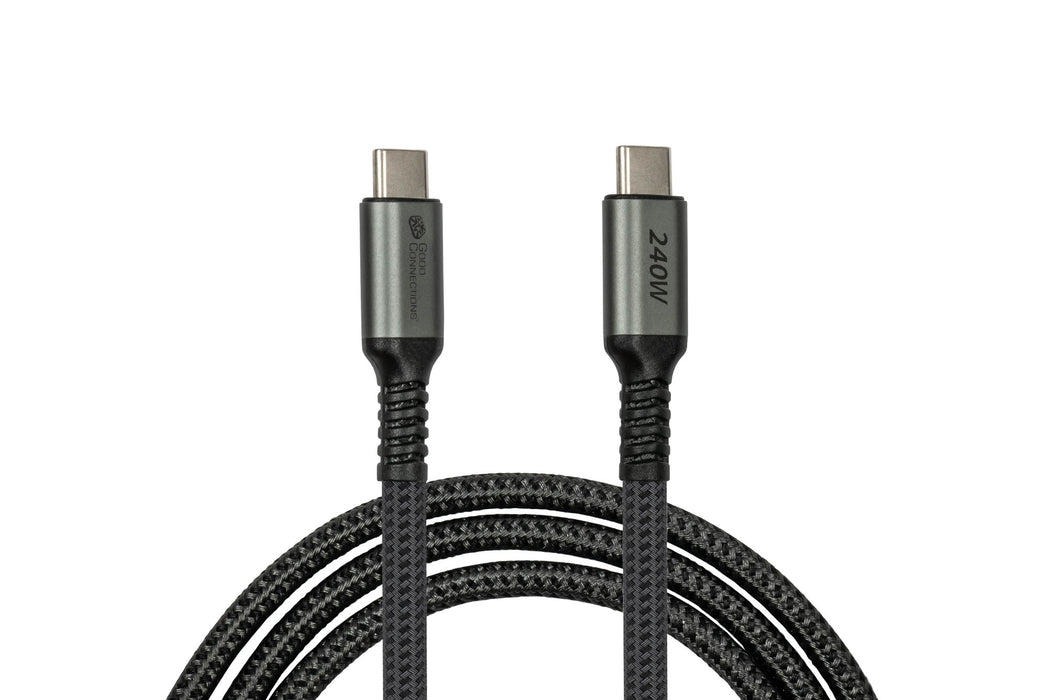 EAN 4014619881420 - Alcasa 2240-CCT005A cable USB USB 2.0 0,5 m USB C 240 W Negro imagen 2