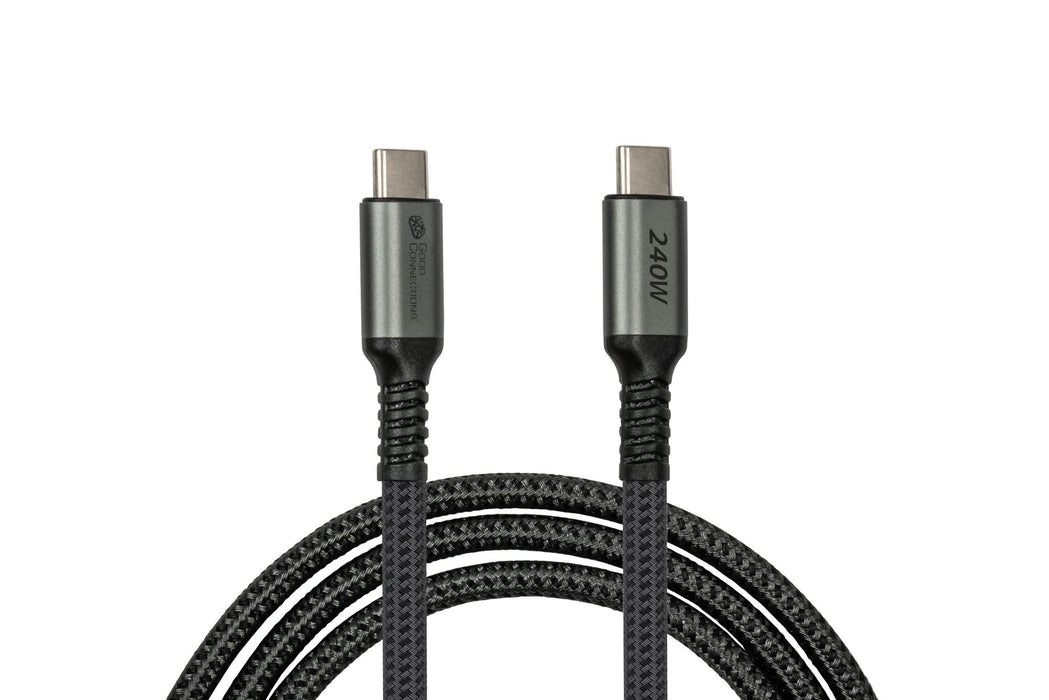 Cable Alcasa 2240-Cct005a  Usb Usb 2.0 2 M Usb C Negro