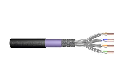 EAN 4016032431084 - ASSMANN Electronic DK-1741-VH-5-OD cable de red Negro 500 m Cat7 SF/UTP (S-FTP) imagen 1