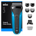 EAN 8700216735940 - Braun Series 3 310BT Máquina de afeitar de láminas Recortadora Negro, Azul imagen 1