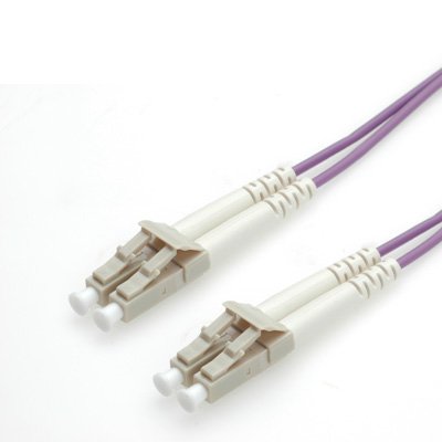 Roline Lwl-Cable 50 125um Om4 Lc Lc Low-Loss-Stecker Violett 2m