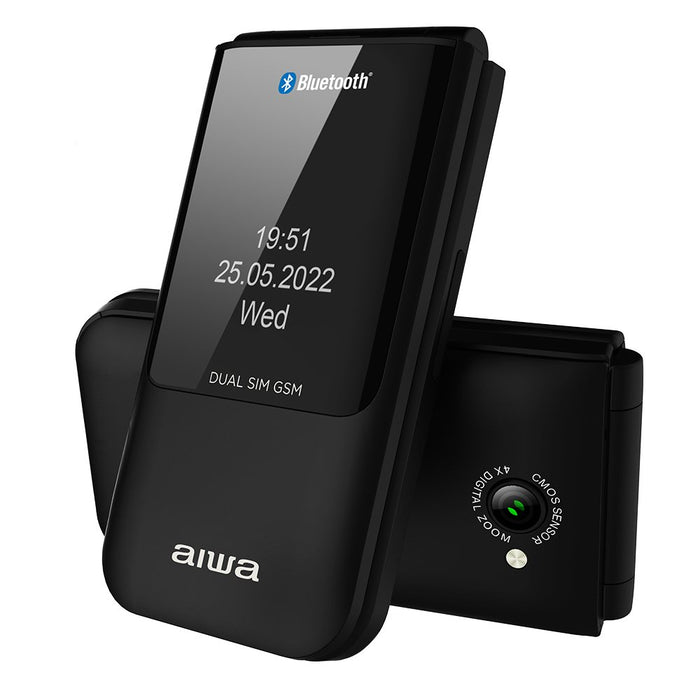 EAN 8435256897531 - Aiwa FP-24BK teléfono móvil 6,1 cm (2.4") 91,7 g Negro Característica del teléfono imagen 1