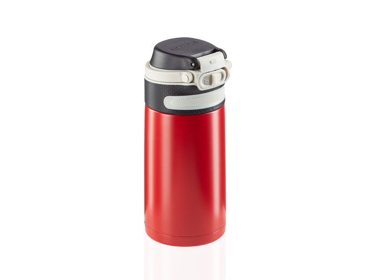 EAN 4006501032454 - Leifheit 03245 taza de viaje 350 ml Negro, Rojo Acero inoxidable imagen 1
