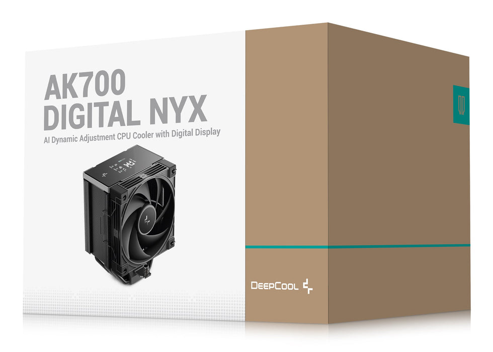 EAN 6933412729624 - DeepCool AK700 Digital NYX Procesador Refrigerador de aire 12 cm Negro 1 pieza(s) imagen 9