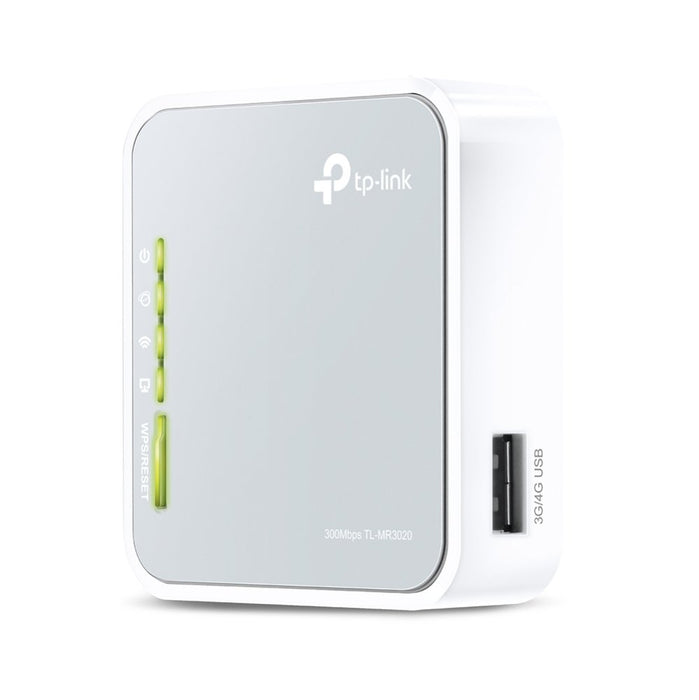 EAN 5053313212887 - TP-Link TL-MR3020 router inalámbrico Ethernet rápido Banda única (2,4 GHz) Gris, Blanco imagen 1