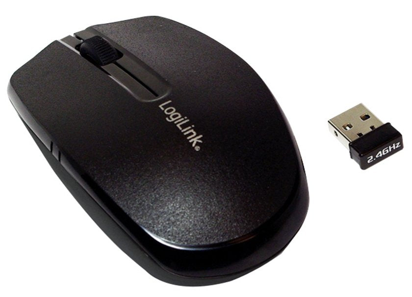 Logilink Mini Raton Optico Inalambrico 2.4 Ghz 1200 Dpi Negro