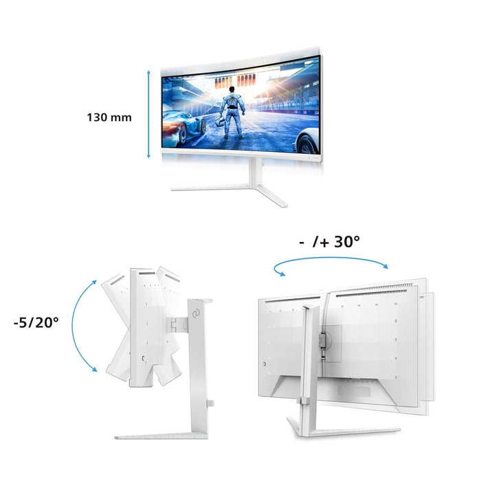 Philips Tft 34m2c5601qa 86.36cm Va 34'' 3440x1440 Dp Hdmi Usb-C Curved