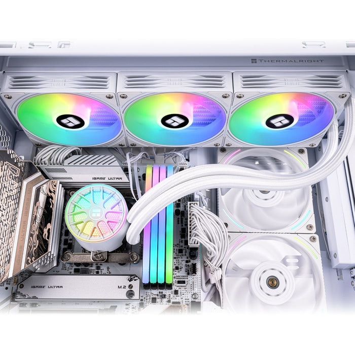 K Kit Watercooling Aio Thermalright Aqua Elite V6 Rgb - 360mm (Blanc)
