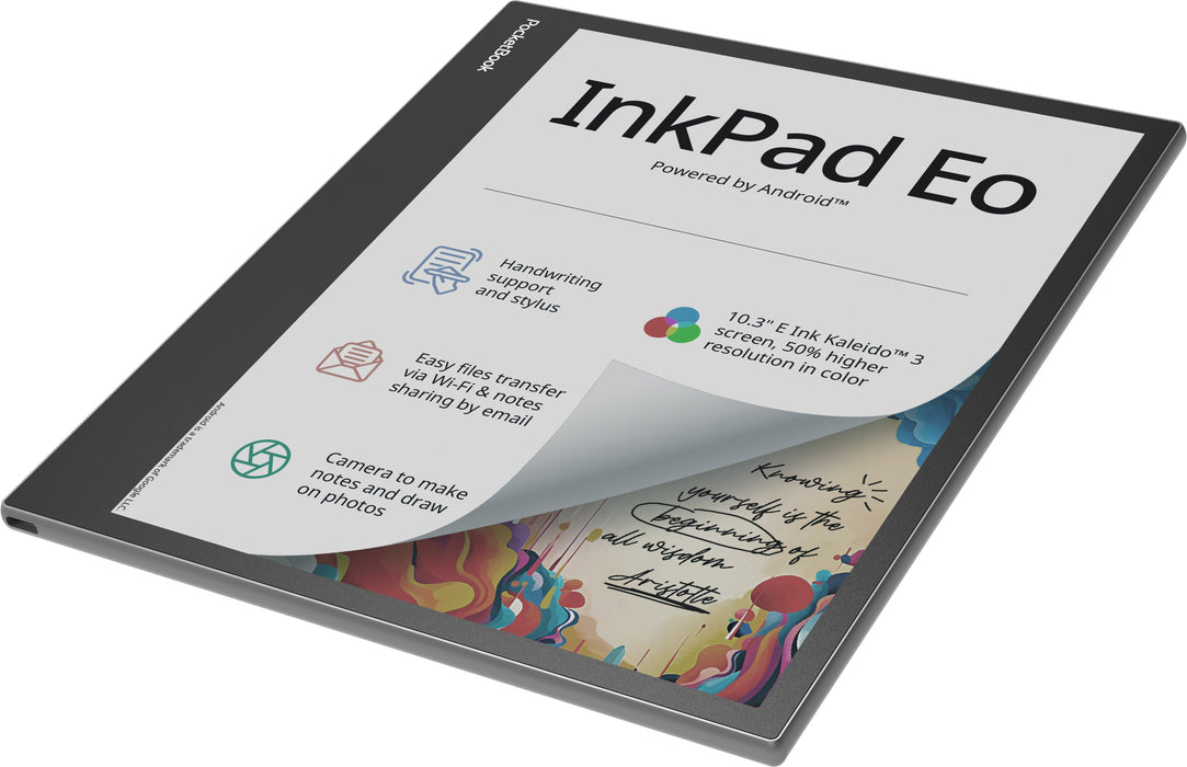 EAN 7640152097379 - PocketBook InkPad Eo - Mist Grey lectore de e-book Pantalla táctil 64 GB Wifi Negro, Gris imagen 10