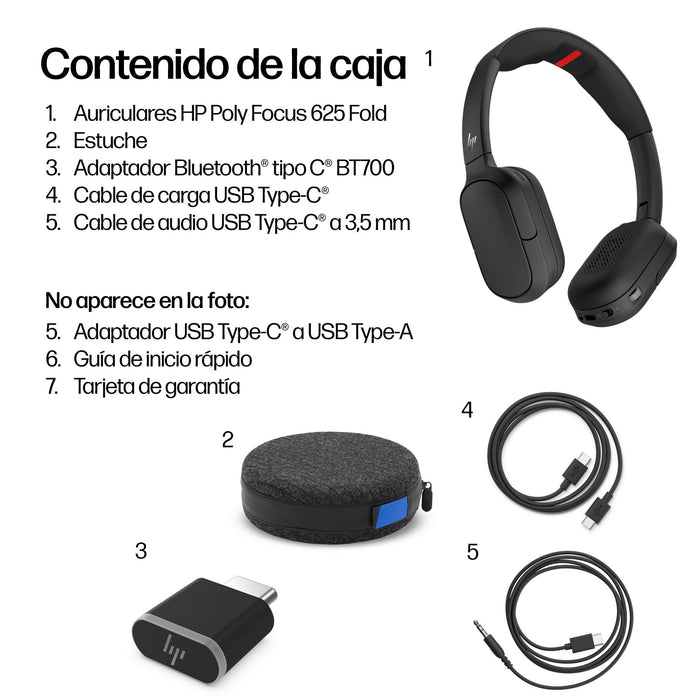 EAN 199485858050 - HP Poly C56XXAA auricular y casco Negro imagen 7